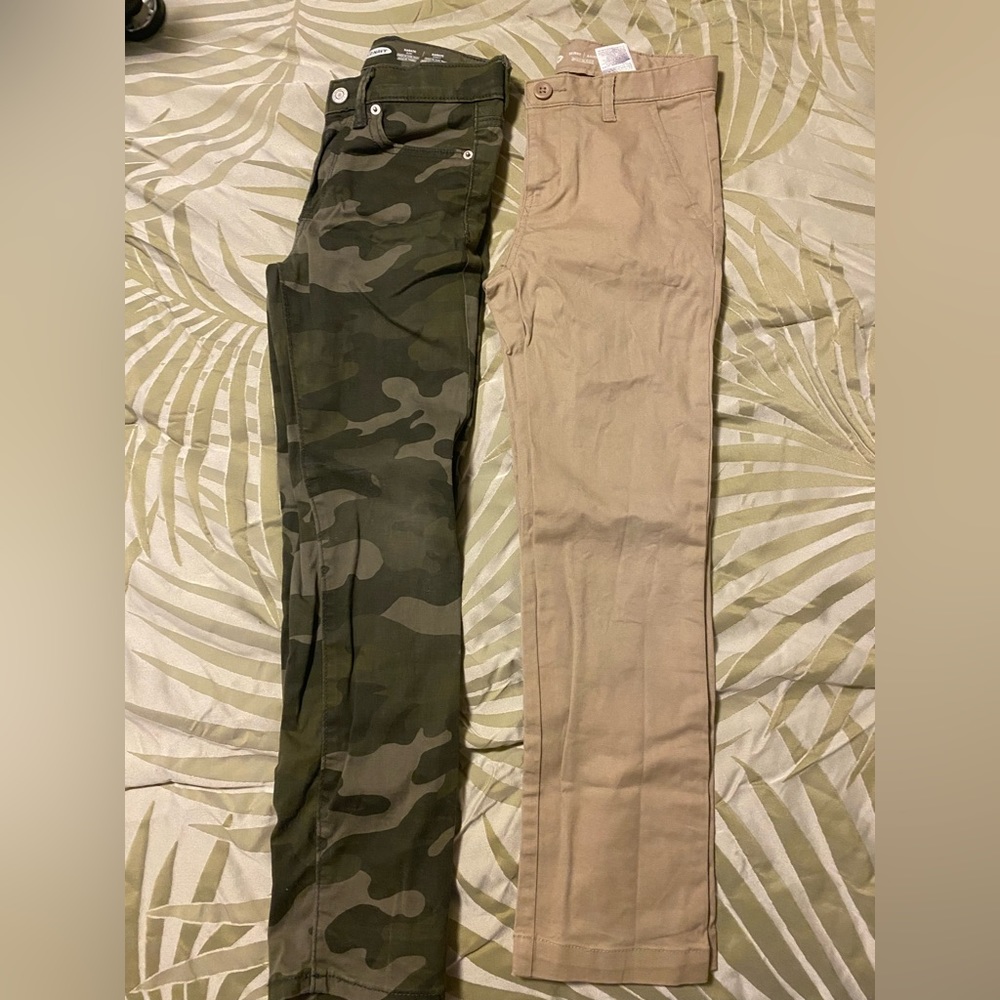 2 old navy pants size 8 boys